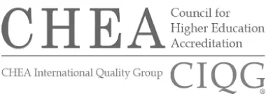 Logo of CHEA (Council for Higher Education Accreditation) with the tagline "CHEA International Quality Group (CIQG)".