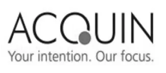 ACQUIN logo with the tagline 'Your intention. Our focus.'